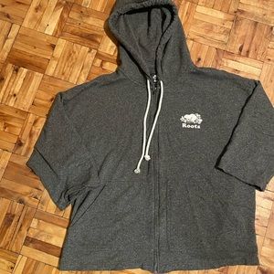 Roots cropped hoodie lightweight